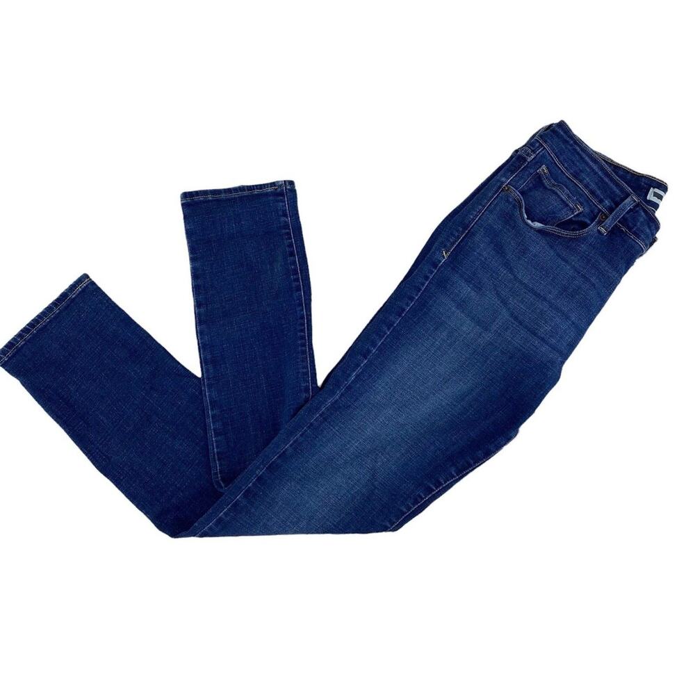 Levi's Women's Mid Rise Skinny Jeans Size 8 Dark Wash Zipper Fly Stretch